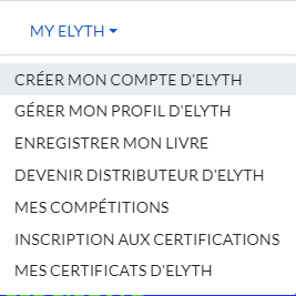 Créer mon compte d'ELYTH®