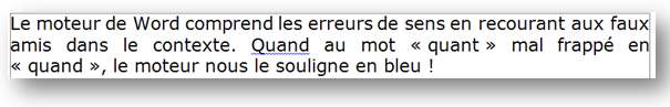 Quand au lieu de quant